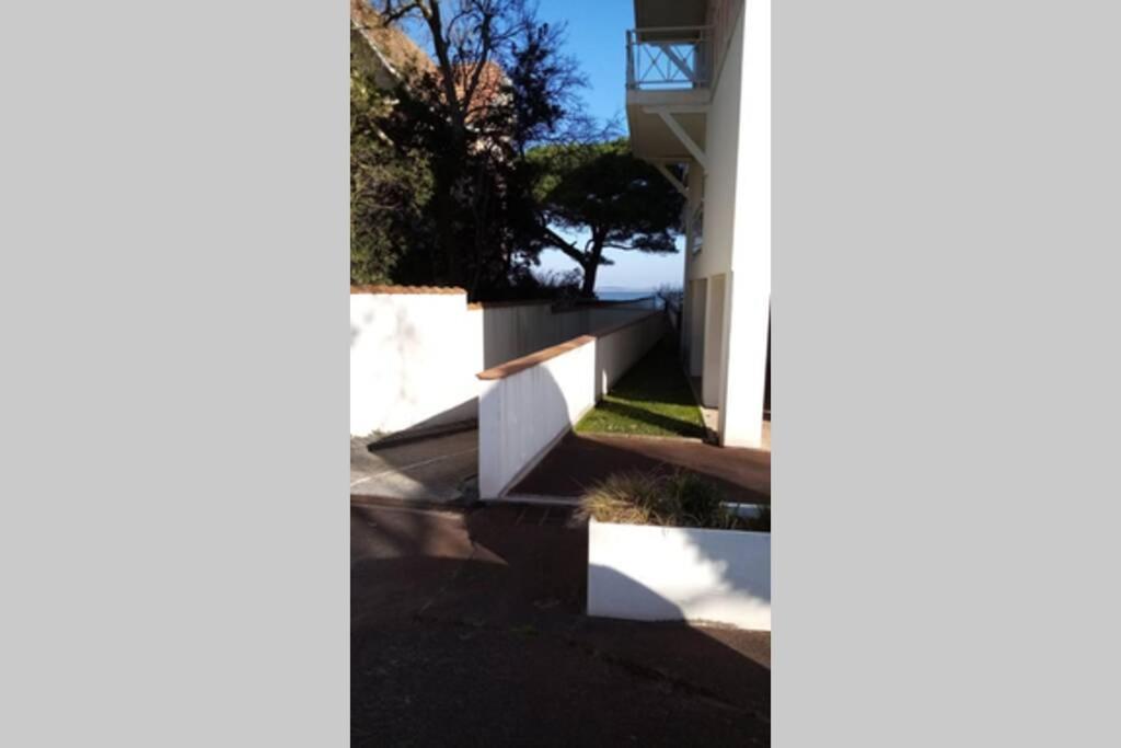 Appart Sur La Plage Pied Dans L Eau Avec Terrasse Jardin Vue Sur Le Bassin Depuis La Terrasse , Parking Arcachon Exterior photo